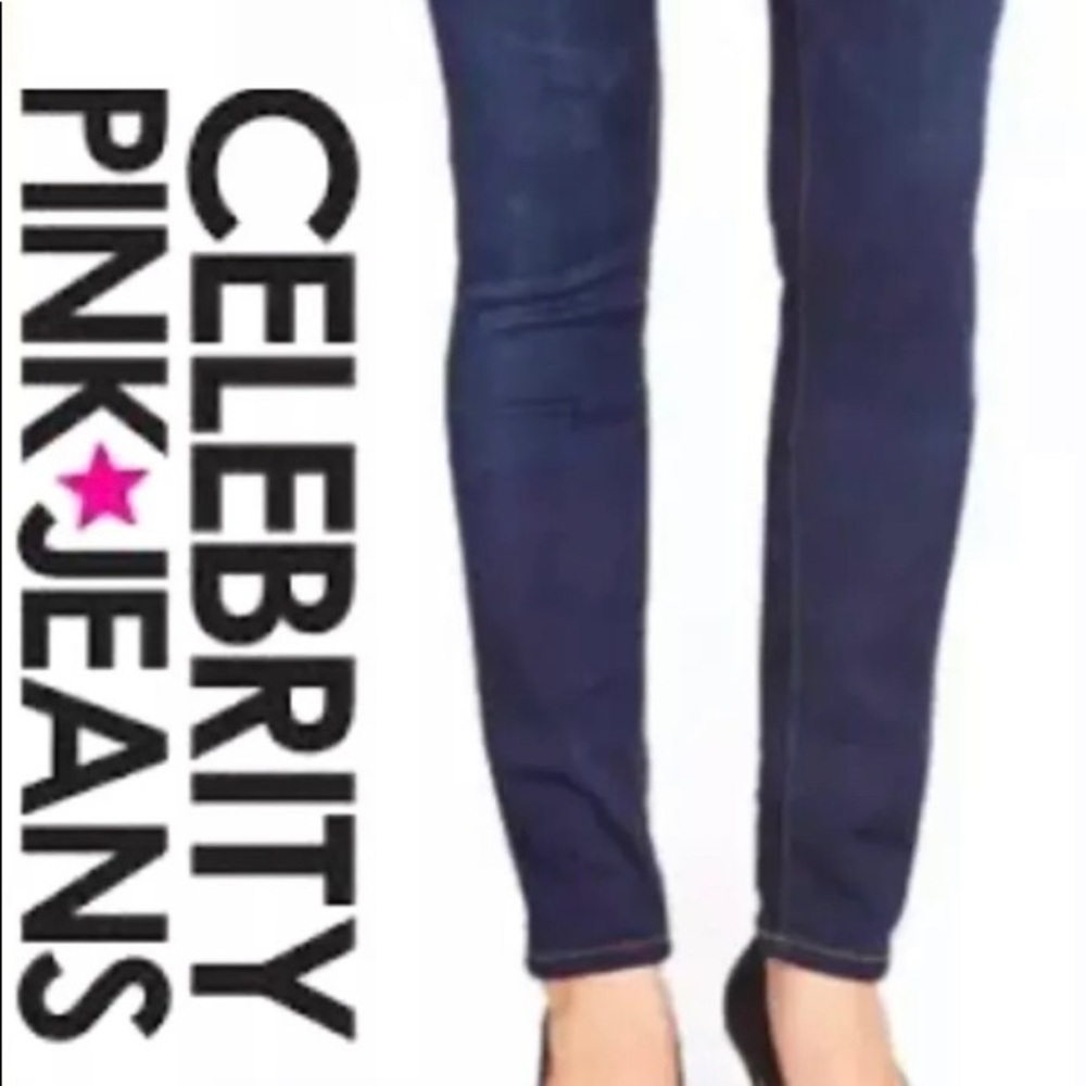 C. Pink Jeans Women's Super Soft Mid Rise Skinny